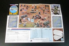 1988 HASBRO 14 x 11 Unfolded G.I.JOE Mission Vehicles and Characters Offer Sheet