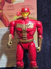 TIGER Deluxe TALKING TURBO MAN 1996 13” Action Figure FINE in ROUGH Box-Complete