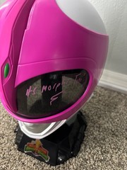 Power Rangers Lightning Collection Pink Ranger Helment Signed Amy Jo Johnson
