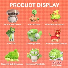 Vegetables Fairy Series-3 Blind Box 1PC Random Design Cute Figures Collectibl…