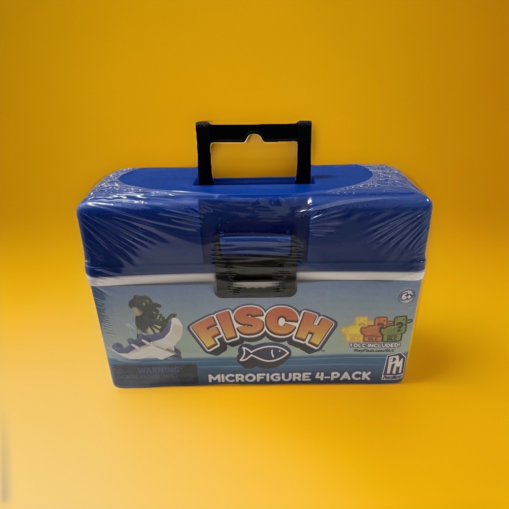 PhatMojo Fisch Collectible Action Figure Playset BLUE