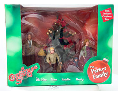 NECA – A Christmas Story – The Parker Family With Christmas Tree – Full Set RARE