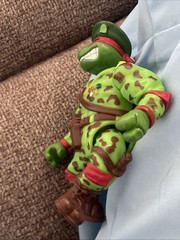 Raph the Green Teen Beret TMNT 1991 Playmates. ALMOST COMPLETE!