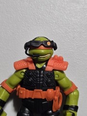 TMNT Stealth Tech Michelangelo 2013 Playmates Action FIgure Complete