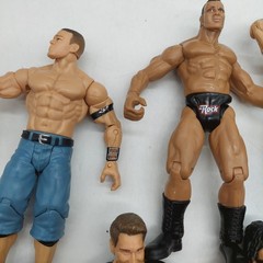 WWE Action Figures lot of 12 Figures Various Years Brands Sizes Read