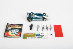 TRANSFORMERS G1 Reissue Mirage Blue / Clear Black/Gold Red Free SpeedPAK Ship
