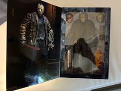 NECA Reel Toys Freddy vs Jason Jason Voorhees Figure w/ Machete Masks Teddy