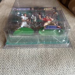 Starting Lineup 2000 Classic Doubles Joe Montana Dan Marino Super Bowl XX w/Case