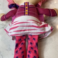 FlipZee Trolls Pretty Pink Plush doll- Flip Zee Girls – 2 dolls in 1 – 15″