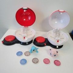 Pokemon Surprise Attack Poke Ball Battle Game PokeBall 2021 Jazwares LOT of 2