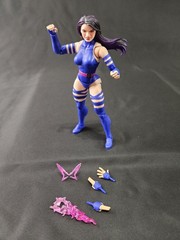 Hasbro Marvel Legends PSYLOCKE (6″ 1:12) from Gamerverse vs Thanos Missing Head