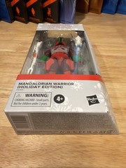 Hasbro Star Wars Mandalorian Warrior Holiday Edition Black Series NEW/SEALED
