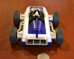 RYAN’S WORLD PULL-BACK RACING RACE CAR BONKERS TOYS SPORTS CAR BLUE WHITE