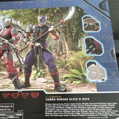 G.I. Joe Classified #160 Ninja Force Cobra Ninjas SLICE & DICE 6″ Figures NEW