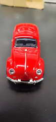 Volkswagen VW Beetle Red 4.5″ Diecast Model Car Toy Figurine Miniature