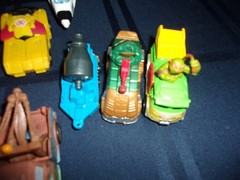 LOT 20 VARIOUS SIZES DISNEY CARS DIE CAST PLASTIC TMNT HESS TRANSFORMERS
