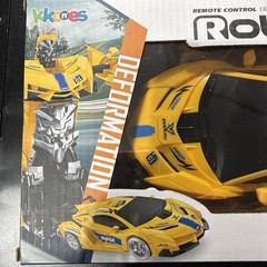 RC Transforming Robot Car Remote Control Deformation Vehicle Dance Lights NIB!