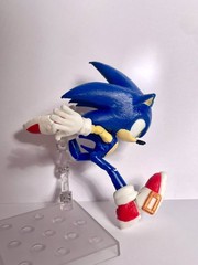 JAKKS Pacific CUSTOM Sonic the Hedgehog 4″ Action Figure 3D PRINTED