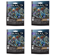 4 – Mega Construx Halo Infinite 343 Series 3 Mini Figure Blind Bags 4 Random New