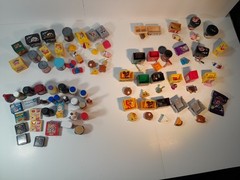 Shopkins Real Littles Food Grocery LOT W/ 22 Sets, 26 Parts & 29 Other Mini Toys