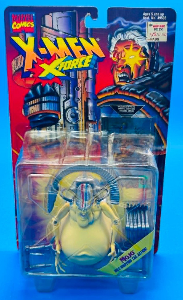 1995 Toy Biz X-Men X-Force Mojo Action Figure with Marvel Trading Card NEW