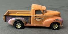 Disney Pixar Cars Smokey Pick Up Truck Brown Diecast Metal Scale 1:55 Toy Car