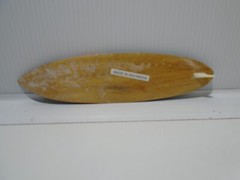 HAND PAINTED WOODEN SURFBOARD 7″ FIGURE UNBRANDED MADE IN INDONESIA (MF1189)