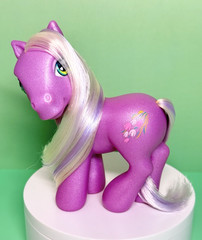2003 G3 My Little Pony Rainbow Pony 1st Release Wysteria Purple Shimmer MLP