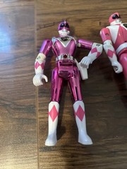 Power Ranger Figure toy Lot – Bandai / Pink and White Rangers All sizes used