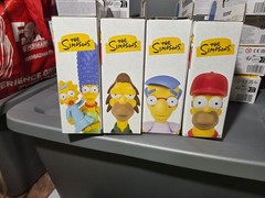 Jakks Pacific The Simpsons Wave 3 Full Set 5″ open box Articulated Figures