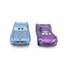 2-Pack Set Cars 2 Finn McMissile & Holley Shiftwell Die-Cast Model 1:55 Toy Gift