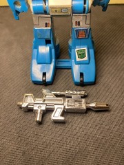 Transformers G1 Topspin w/ Spec Card & Weapon – 1985 Hasbro READ