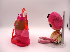 Lalaloopsy Tinies Sew Royal Castle Rainbow Cinder Slippers Doll Mini Cinder Clot