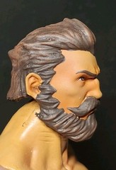 HEAD ONLY Mythic Legion Four Horsemen Custom Painted Skin Matching Gladiator