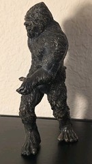 Plastic Bigfoot figure Sasquatch statue 5 inches tall Yeti