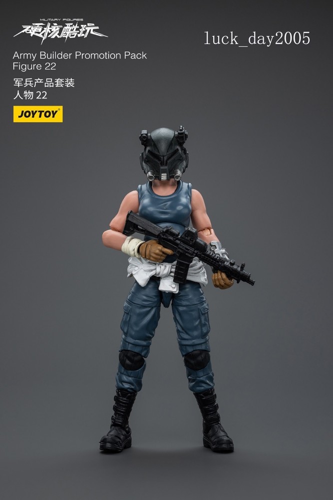 JOYTOY JT9688 Army Builder Promotion Pack 22 Female Soldier 1/18 Action Figure