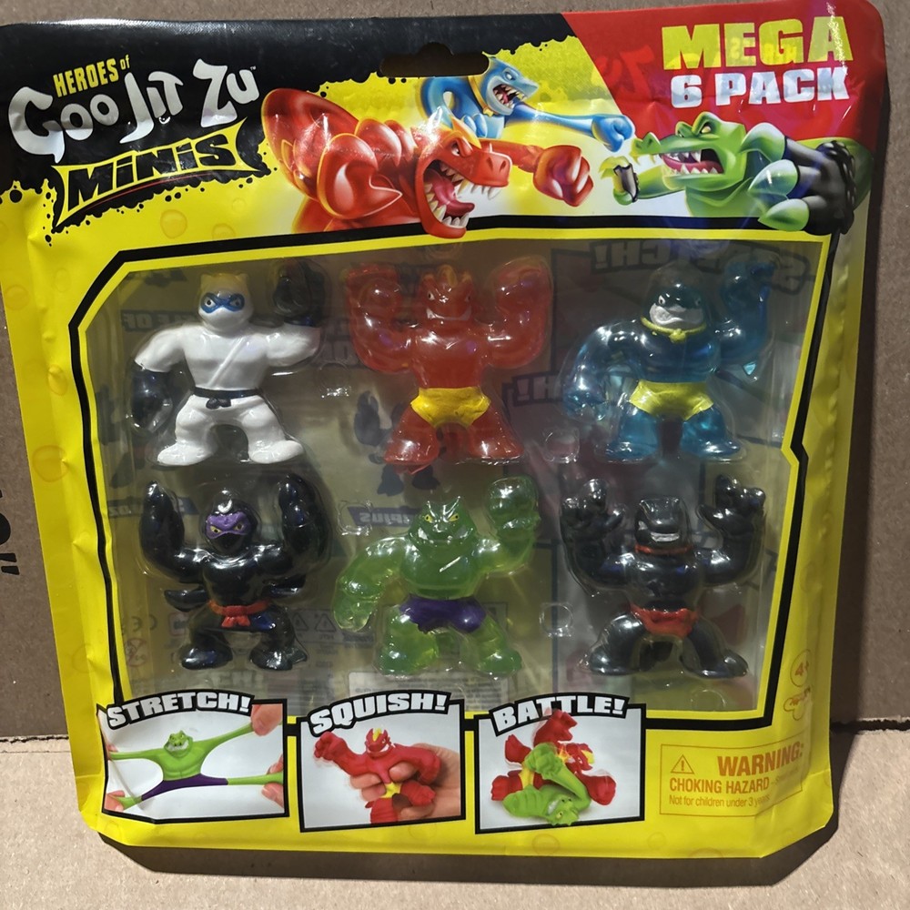 2024 Heroes of Goo Jit Zu Minis Mega 6 Pack Goo vs Evil! OG Owner 🔥