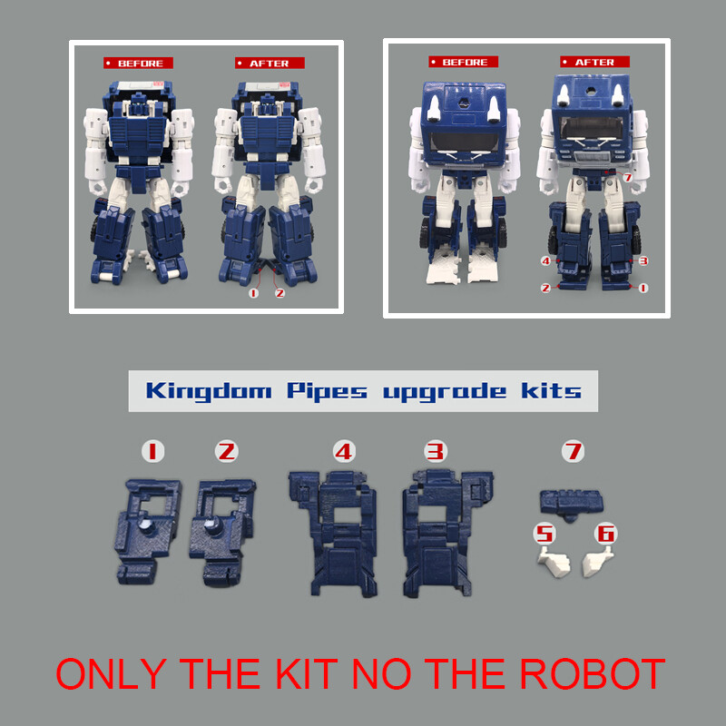 Leg Cover Foot Filler Upgrade Kit For Kingdom Pipes GO BETTER