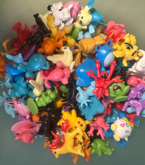 100 Randomly Assorted Pokemon Figures 1 Inch Figurines Pokemon Go Characters