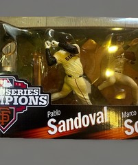 NIB McFarlane MLB San Francisco Giants World Series 3 Pack Posey Sandoval 2013