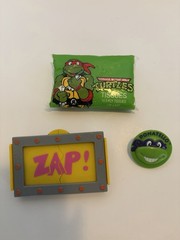 Vintage Teenage Mutant Ninja Turtles Accessories Lot. Includes Bk Kids.