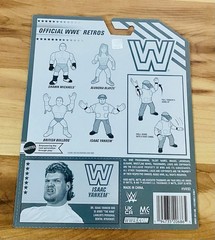WWE Retro Isaac Yankem Card Back WWF Hasbro Mint