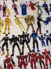 Huge Enormous Lot Bandai Power Rangers Action Figures 1990’s 2000’s Movie Loose