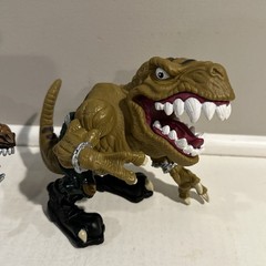1996 Mattel Extreme Dinosaurs T-Bone & Evil Haxx Figures