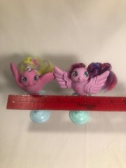 Vintage~ My Little Pony~ 2 Fairy Tails /Tricky Tails Birds With 2 Perches