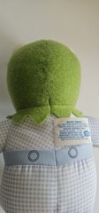 1984 Muppet Babies Baby Kermit Frog Plush Hasbro Softies Jim Henson Pampers VTG