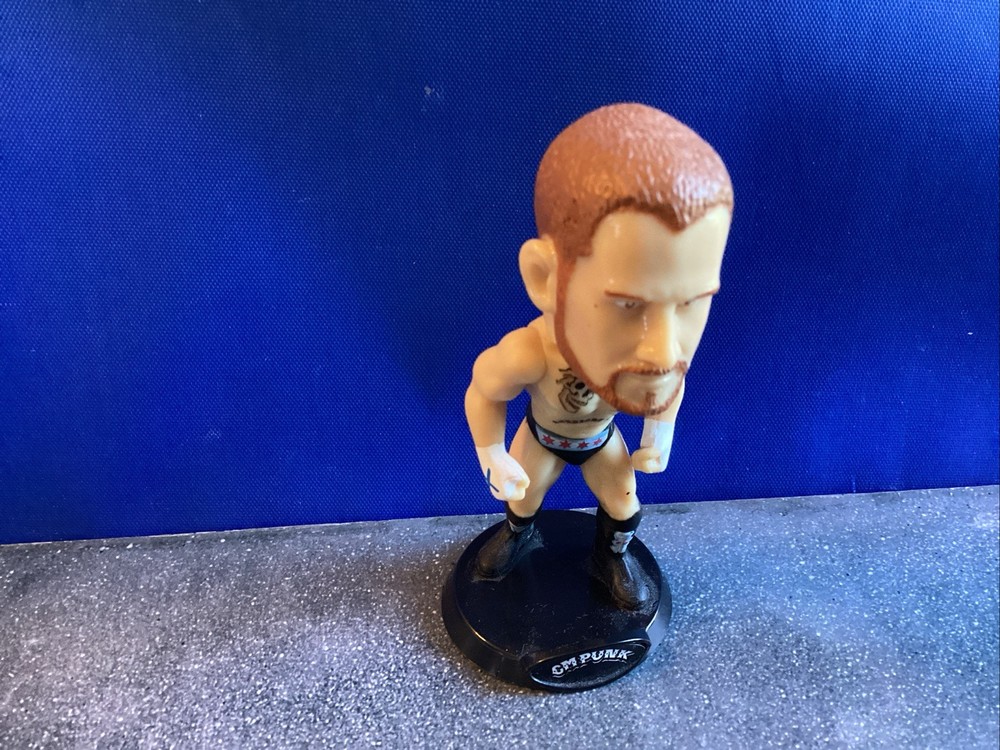 WWE: CM Punk 3.5” Bobble Head Action Figure – Pre-owned – Lot #GG126
