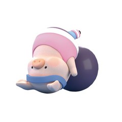 TOP Lulu The Piggy Blind Box Figures – Fitness Club Series Home Desk Decorations