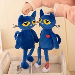 15 in ZU Cartoon Character Pete the Cat Plush Doll Soft Stuffed Cats Toys Kawaii
