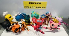 Kidrobot X Crayola Coloring Critters – Lot of 11 Figures & Misc. Crayons – 2017